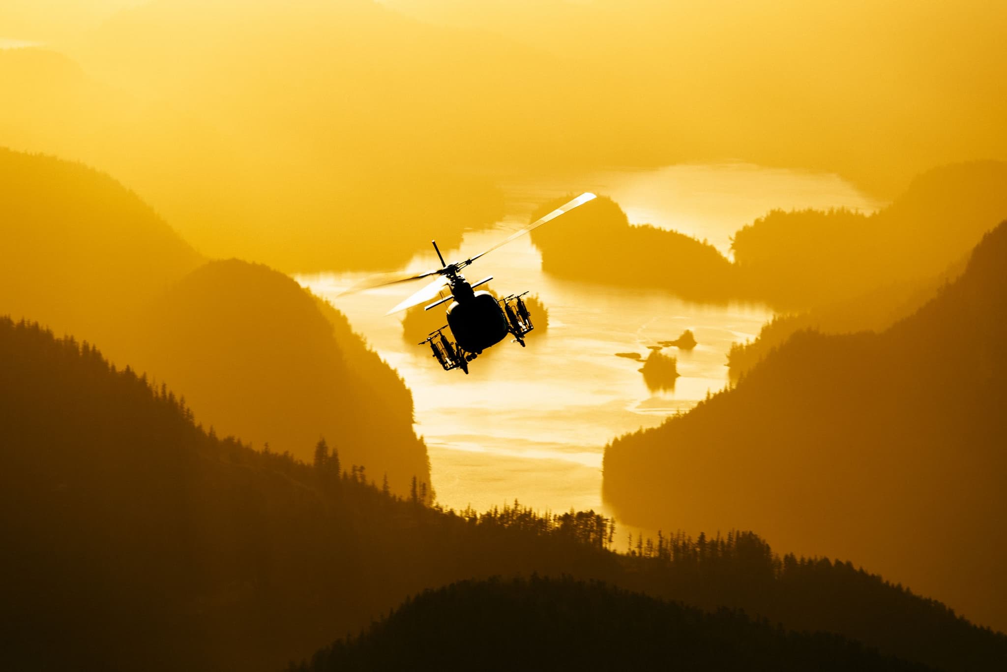 Helicopter excursions from Nimmo Bay